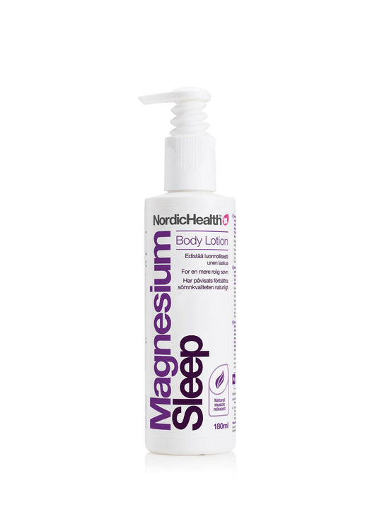 Nordic Health镁睡眠 - 镁身体乳 180 ml｜Nordic Health Magnesium Sleep - Magnesiumihovoide 180 ml