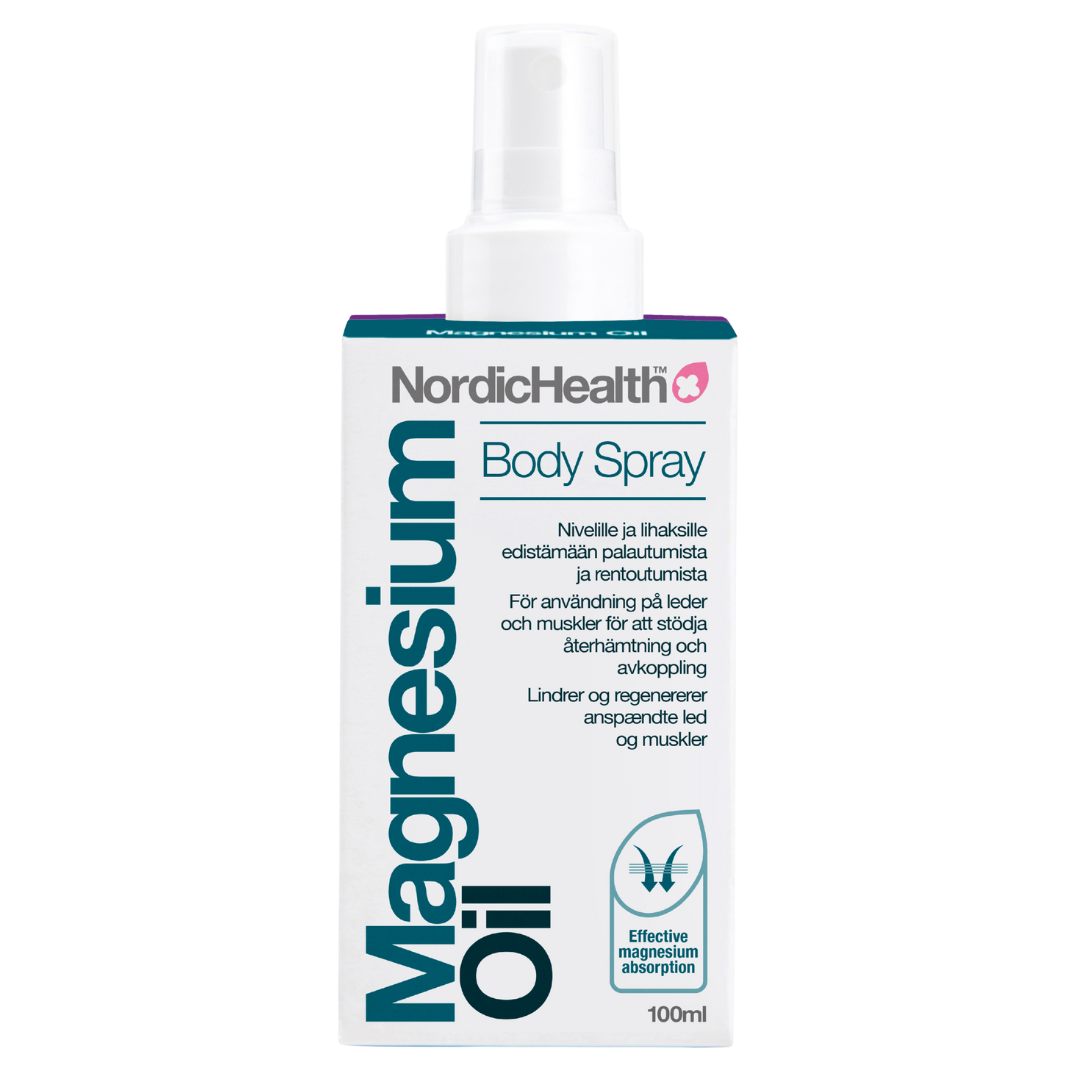 Nordic Health镁油 - 皮肤喷雾 100 ml｜Nordic Health Magnesium Oil - Ihosuihke 100 ml