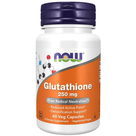 Now Foods 谷胱甘肽 250毫克 60粒｜Now Foods Glutathione 250 mg 60 kaps. - Glutationi