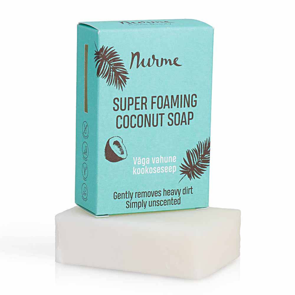 椰子皂 100 g｜Nurme Super Foaming Coconut Soap - Kookospalasaippua 100 g