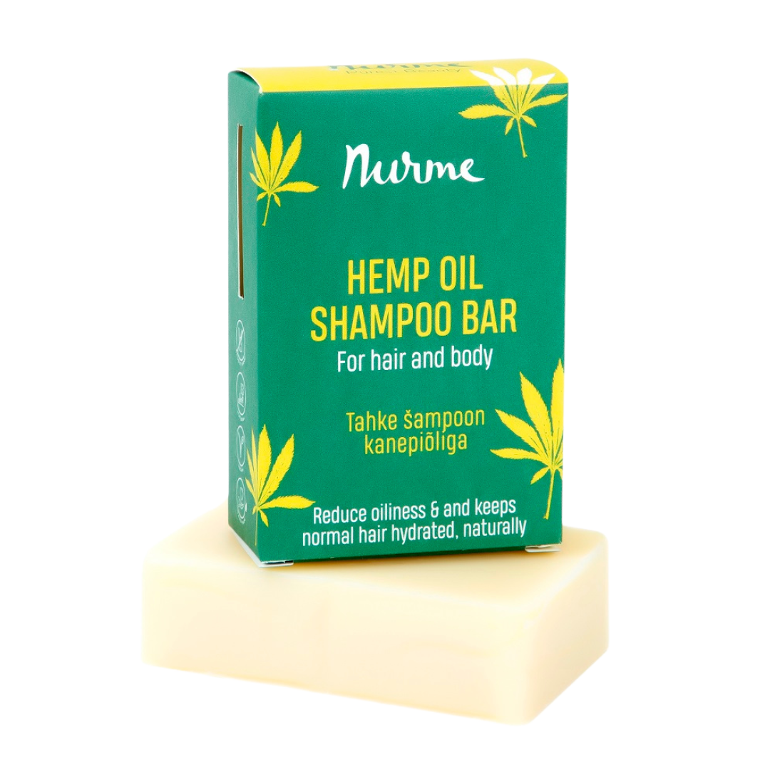 Nurme 大麻油洗发皂 100 g｜Nurme Hemp Oil Shampoo Bar - Hamppu Palashampoo 100 g