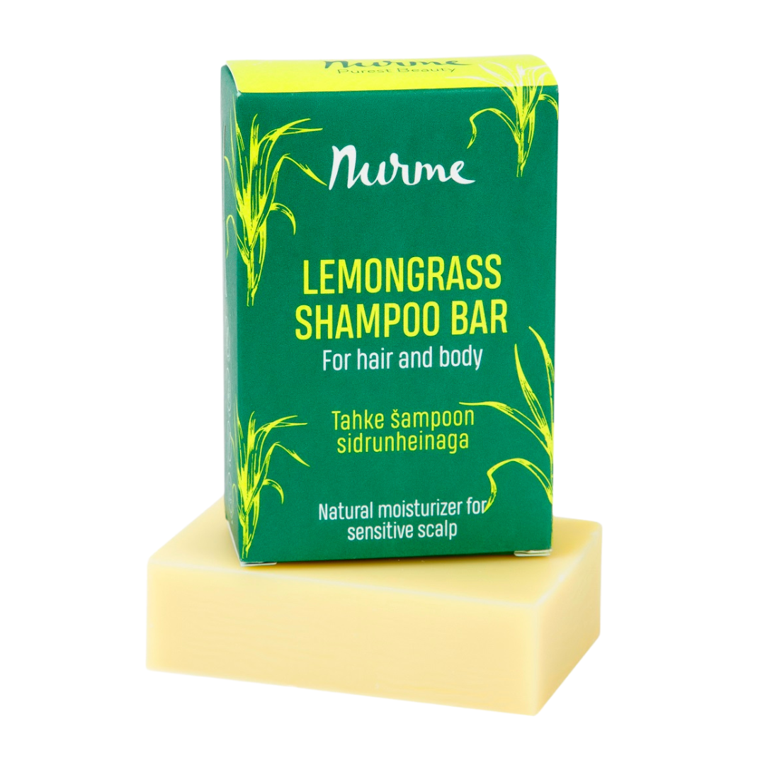 Nurme 柠檬草洗发皂 100 g｜Nurme Lemongrass Shampoo Bar - Sitruunaruoho Palashampoo 100 g