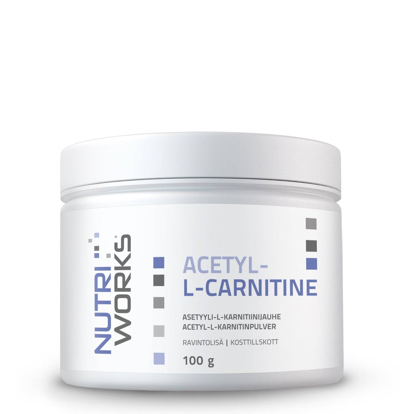 Nutri Works Acetyl-L-Carnitine  - Asetyyli-L-karnitiinijauhe 100 g - erä