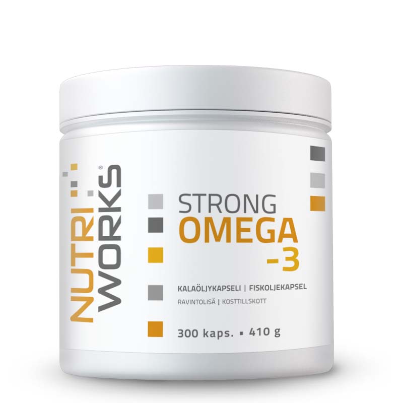 Nutri Works Strong Omega-3 - Kalaöljykapseli 300 kaps.