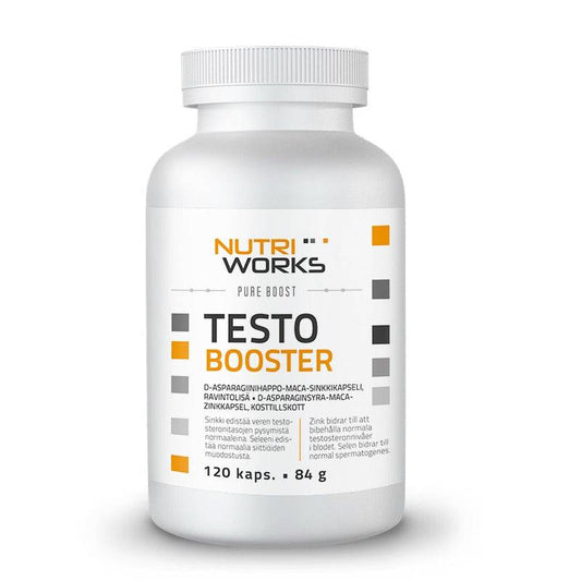 Nutri Works 睾酮增强剂 120粒｜Nutri Works Testo Booster 120 kaps.