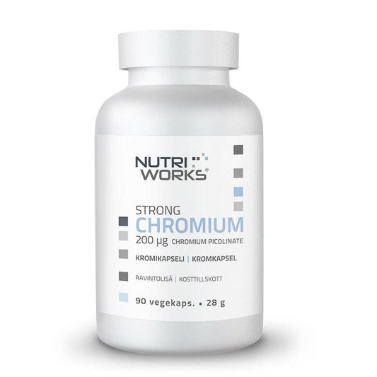 Nutri Works Strong 铬200微克-铬胶囊 90粒胶囊