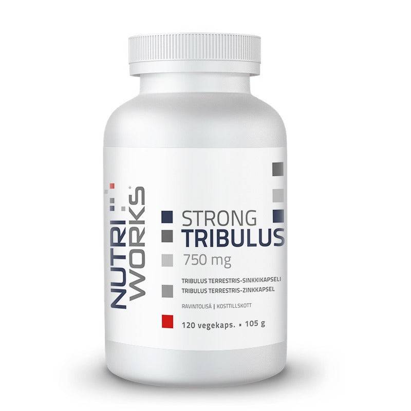 Nutri Works 强效蒺藜 750毫克 120粒植物胶囊｜Nutri Works Strong Tribulus 750 mg 120 vegekaps.