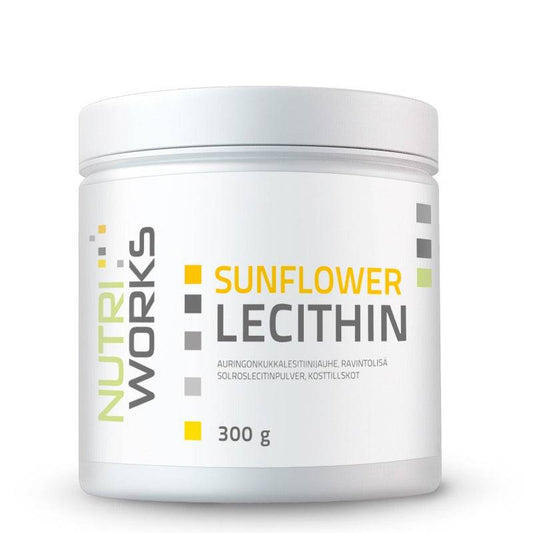Nutri Works 向日葵卵磷脂粉 300 g｜Nutri Works Sunflower Lecithin - Auringonkukkalesitiinijauhe 300 g