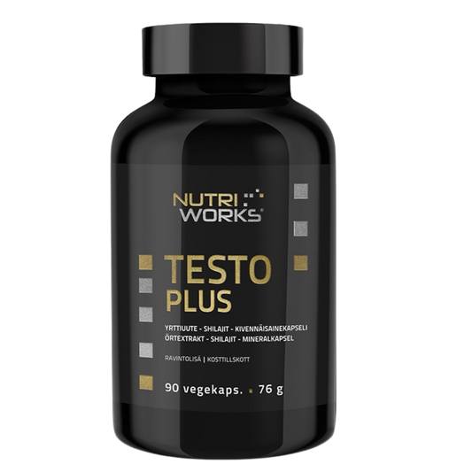 Nutri Works 睾酮加强版 90粒｜Nutri Works Testo Plus 90 kaps.