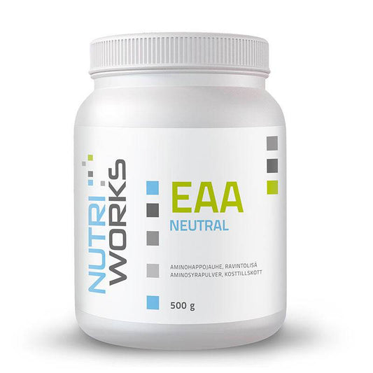 Nutri Works EAA中性氨基酸粉 500 g｜Nutri Works EAA Neutral - Aminohappojauhe 500 g