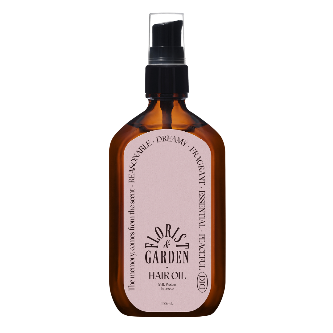 odiD 牛奶蛋白强效护发油 - 花园花香 100 ml｜odiD Milk Protein Intensive Hair Oil - Hiusöljy Florist Garden 100 ml
