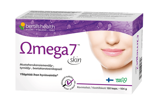 Bertil's Health Omega7皮肤配方150粒 - 批次