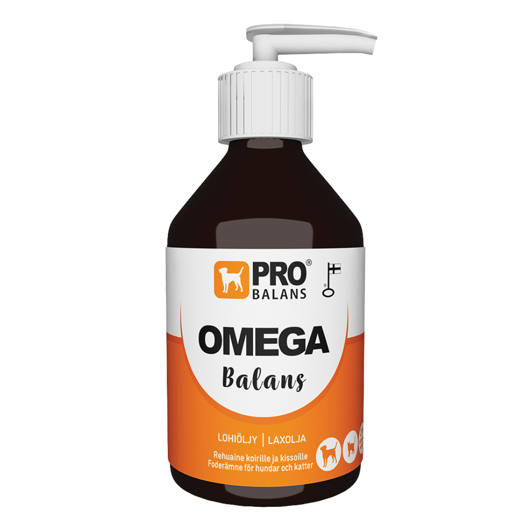 Probalans Omegabalans 250 ml - Kirjolohiöljy koirille ja kissoille｜Probalans Omega平衡250毫升 - 犬猫用虹鳟鱼油