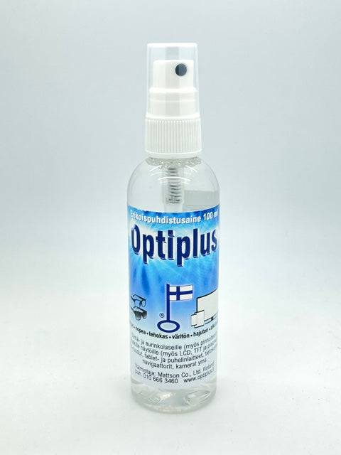 Optiplus Erikoispuhdistusaine Silmälaseille ym. 100 ml｜Optiplus 眼镜等专用清洁剂 100 ml