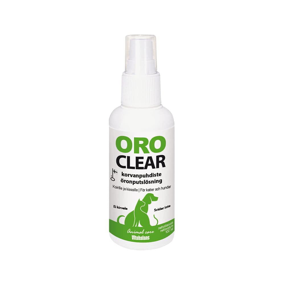 Oro Clear Korvanpuhdiste - Koirille ja kissoille｜Vitabalans Oro Clear 耳道清洁剂 - 适用于猫狗