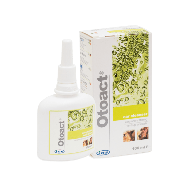 Otoact - Korvanpuhdistusliuos koirille ja kissoille 100 ml｜FaunaPharma Otoact - 猫狗耳道清洁液 100 ml