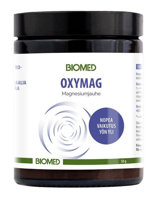Biomed Oxymag 镁粉 50 g｜Biomed Oxymag - Magnesiumjauhe 50 g