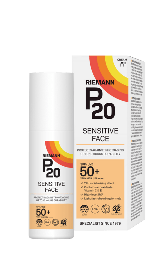 P20敏感肌面部防晒霜SPF50+ 50 g｜P20 Sensitive Face SPF50+ aurinkosuoja kasvoille 50 g