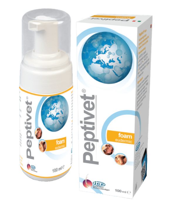 Peptivet Foam - Vaahtoliuos koirille ja kissoille 100 ml｜FaunaPharma Peptivet Foam - 猫狗泡沫溶液 100 ml