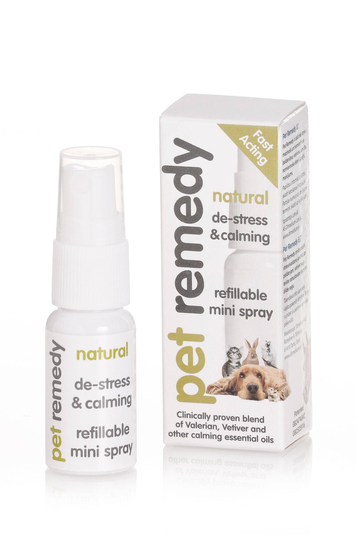 Pet Remedy Natural De-Stress & Calming - Matkasuihke eläimille 15 ml - erä｜Pet Remedy 天然减压舒缓喷雾 - 动物旅行喷雾 15毫升 - 批次装