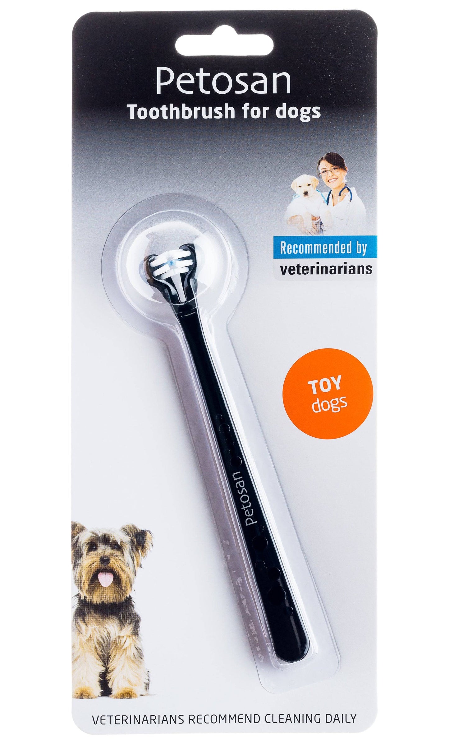 Petosan Toothbrush - Kaksihaarainen Hammasharja Kissoille ja Kääpiökoirille｜Petosan 双头牙刷 猫与小型犬用