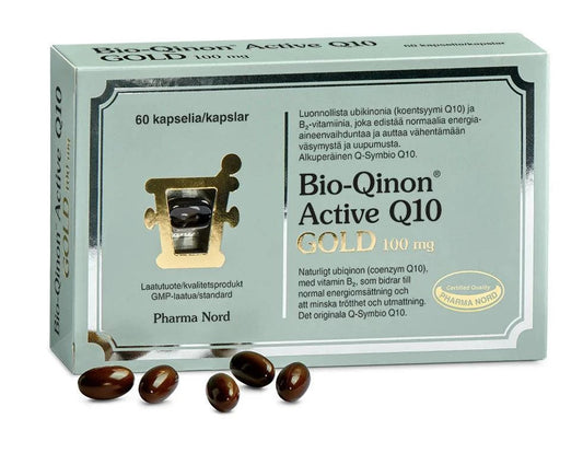 Pharma Nord 生物Qinon Active Q10 Gold 100毫克 60粒｜Pharma Nord Bio-Qinon Active Q10 Gold 100 mg 60 kaps.