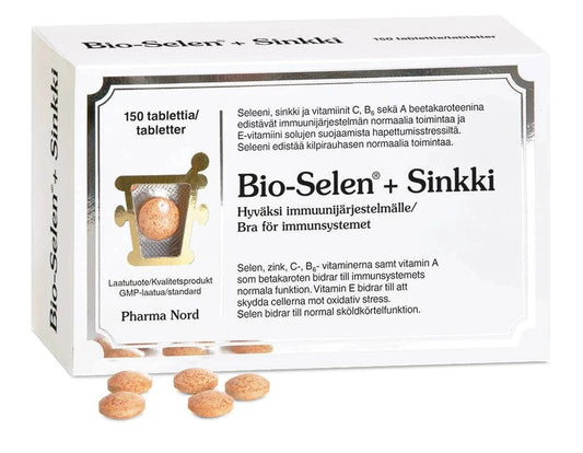 Pharma Nord Bio-硒50微克+锌15毫克 150片｜Pharma Nord Bio-Seleeni 50 µg +Sinkki 15 mg 150 tabl.
