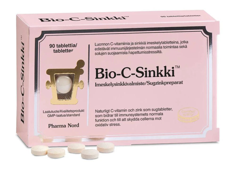 Pharma Nord Bio-C-Sinkki - Imeskelysinkkivalmiste 90 tabl.｜Pharma Nord Bio-C-Zinkki - 哺乳期锌制剂 90 片。