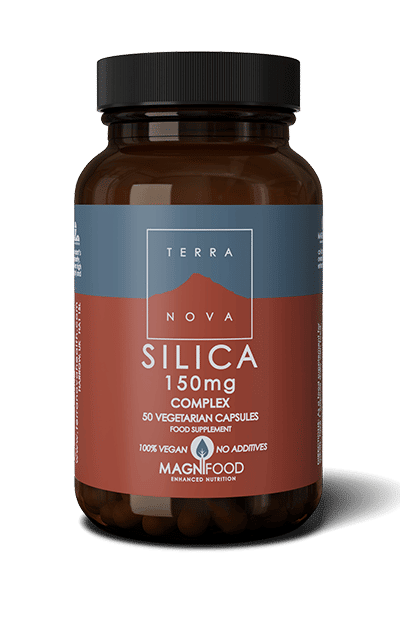 Terranova Silica Pii 150 mg Complex 50 kaps.｜Terranova Silica 硅 150 毫克复合物 50 粒。