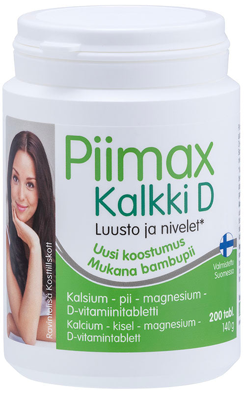Piimax 钙D 200片｜Piimax Kalkki D 200 tabl.