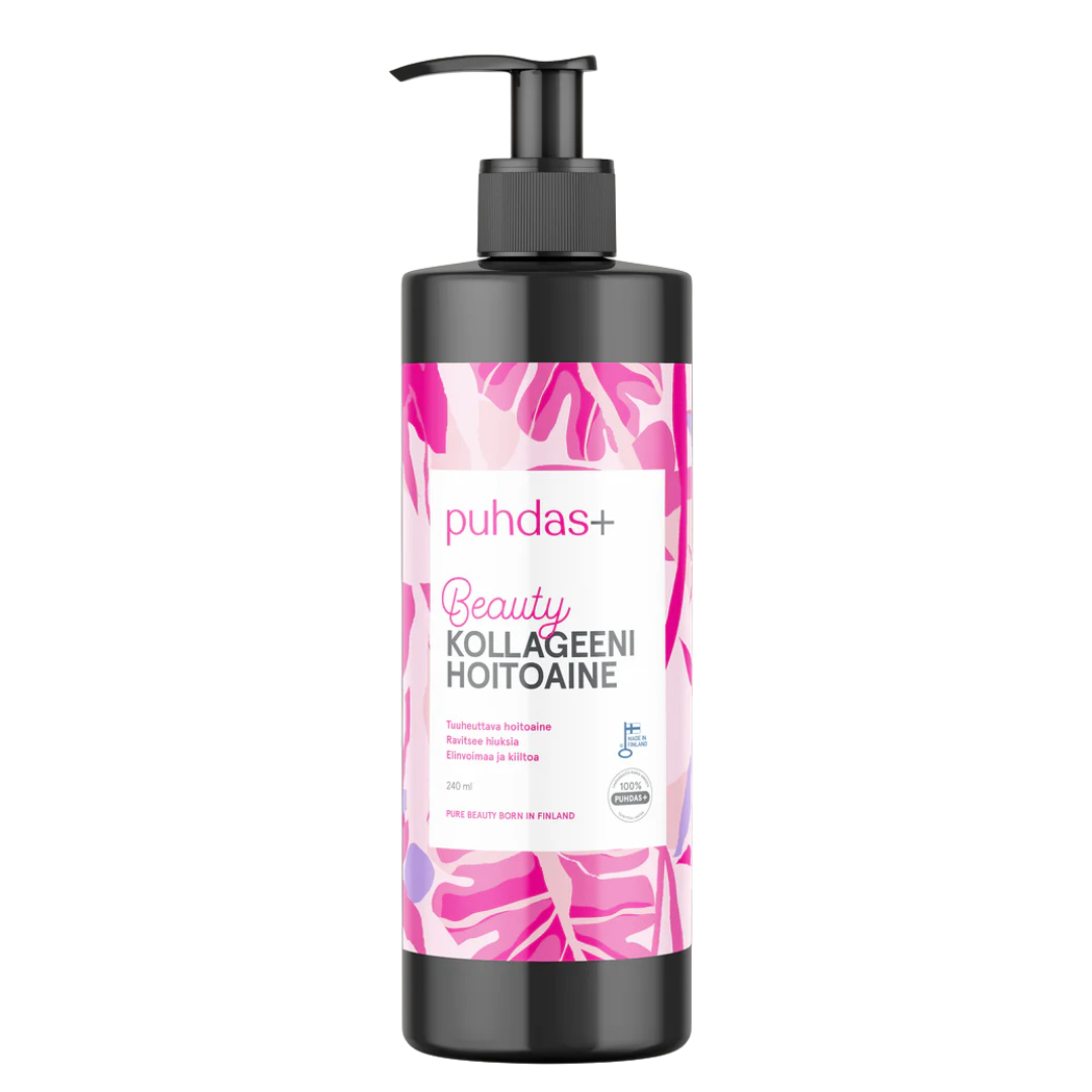 Puhdas+ Beauty 胶原蛋白护发素 240 ml｜Puhdas+ Beauty Kollageeni Hoitoaine 240 ml