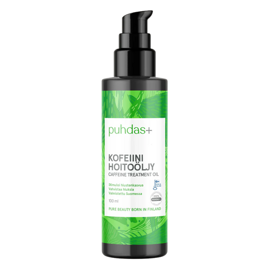 Puhdas+ 咖啡因护发油 100 ml｜Puhdas+ Kofeiini Hoitoöljy 100 ml