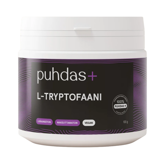 Puhdas+ L-色氨酸 100 g｜Puhdas+ L-Tryptofaani 100 g