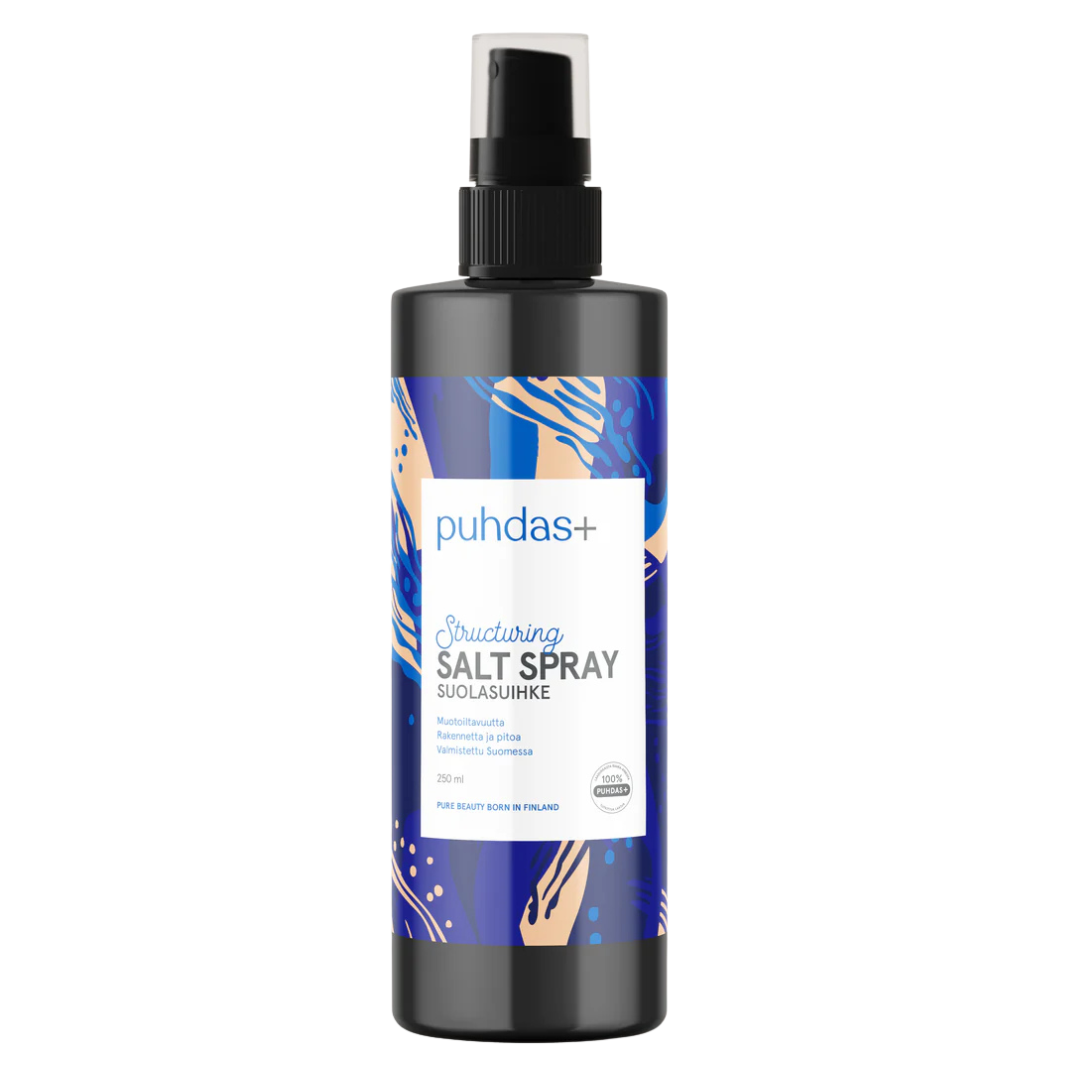 普达斯+定型盐雾 - 头发盐喷雾 250 ml｜Puhdas+ Structuring Salt Spray - Suolasuihke hiuksille 250 ml