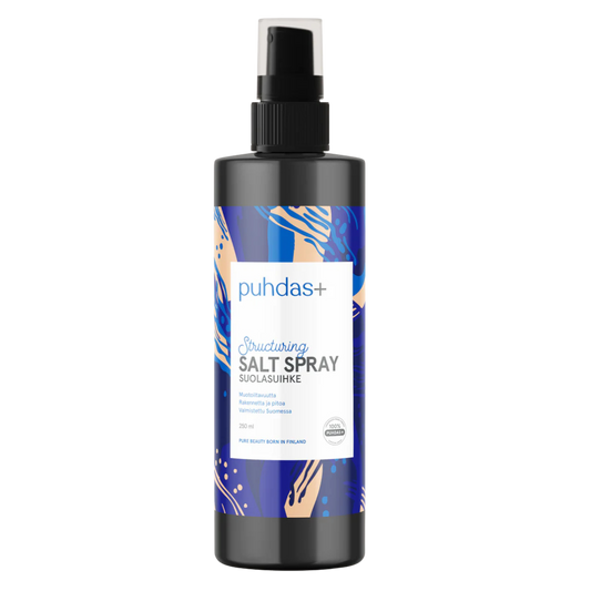 普达斯+定型盐雾 - 头发盐喷雾 250 ml｜Puhdas+ Structuring Salt Spray - Suolasuihke hiuksille 250 ml