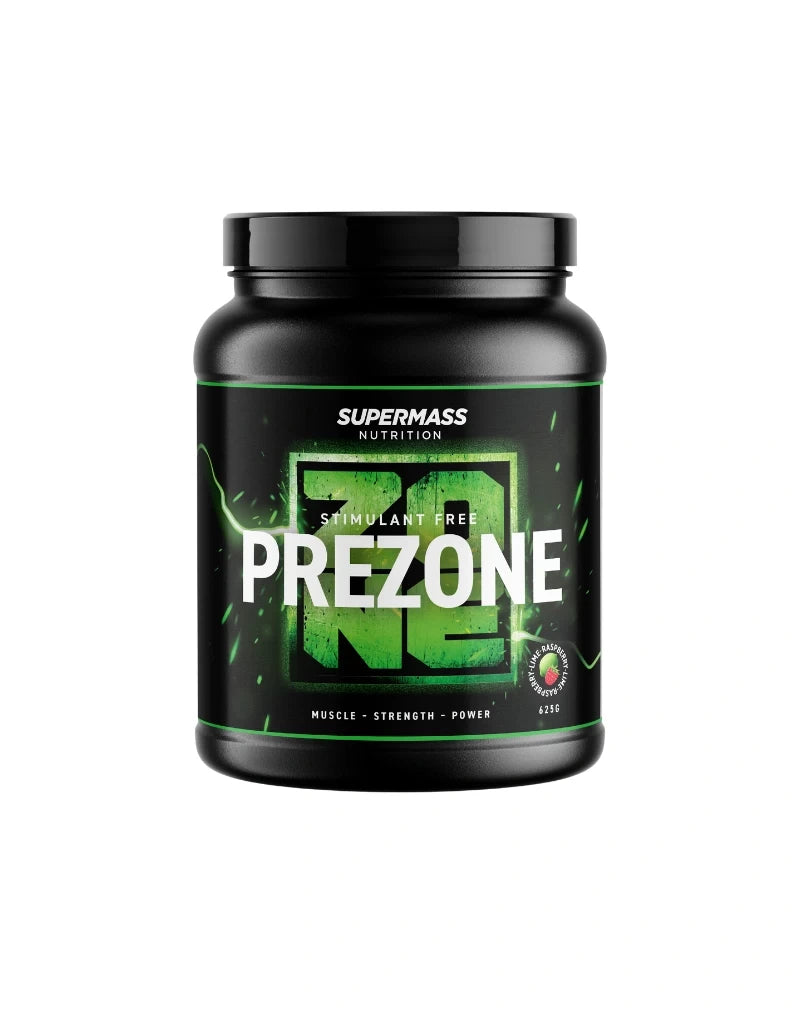 超级PREZONE无刺激覆盆子青柠味-增效型 625 g｜Supermass PREZONE Stimulant Free Raspberry-Lime - Tehonlisääjä 625 g