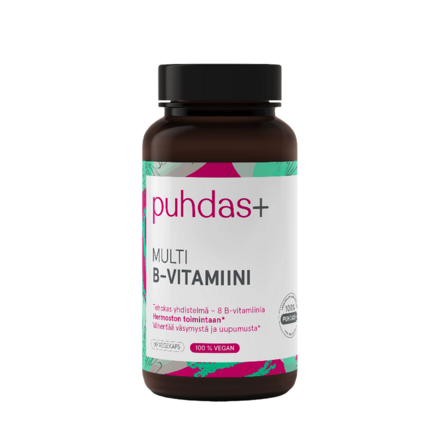 Puhdas+ Multi B-Vitamiini 60 kaps.｜Puhdas+ 复合B族维生素（60粒胶囊）