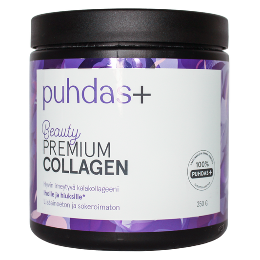 Puhdas+ Beauty 优质胶原蛋白-鱼胶原蛋白 250 g｜Puhdas+ Beauty Premium Collagen - Kalakollageeni 250 g