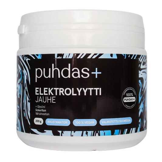 Puhdas+ 电解质粉 无味 200 g｜Puhdas+ Elektrolyyttijauhe Maustamaton 200 g