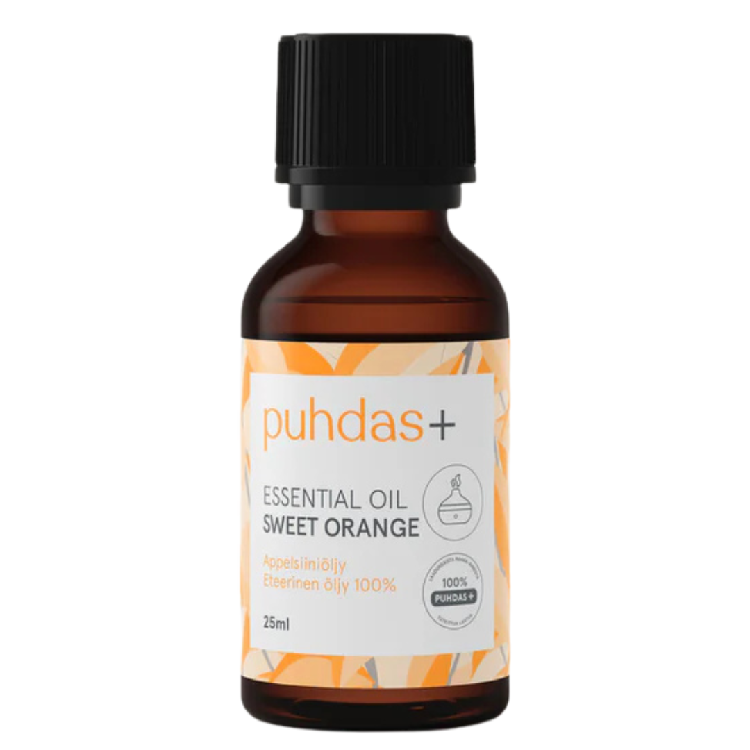 Puhdas+ Essential Oil Sweet Orange - Appelsiiniöljy 25 ml｜Puhdas+ 甜橙精油 25 ml