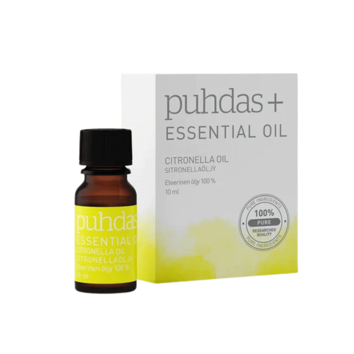 Puhdas+ Essential Oil Citronella Oil - Sitronellaöljy 10 ml｜Puhdas+ 香茅精油 10 ml
