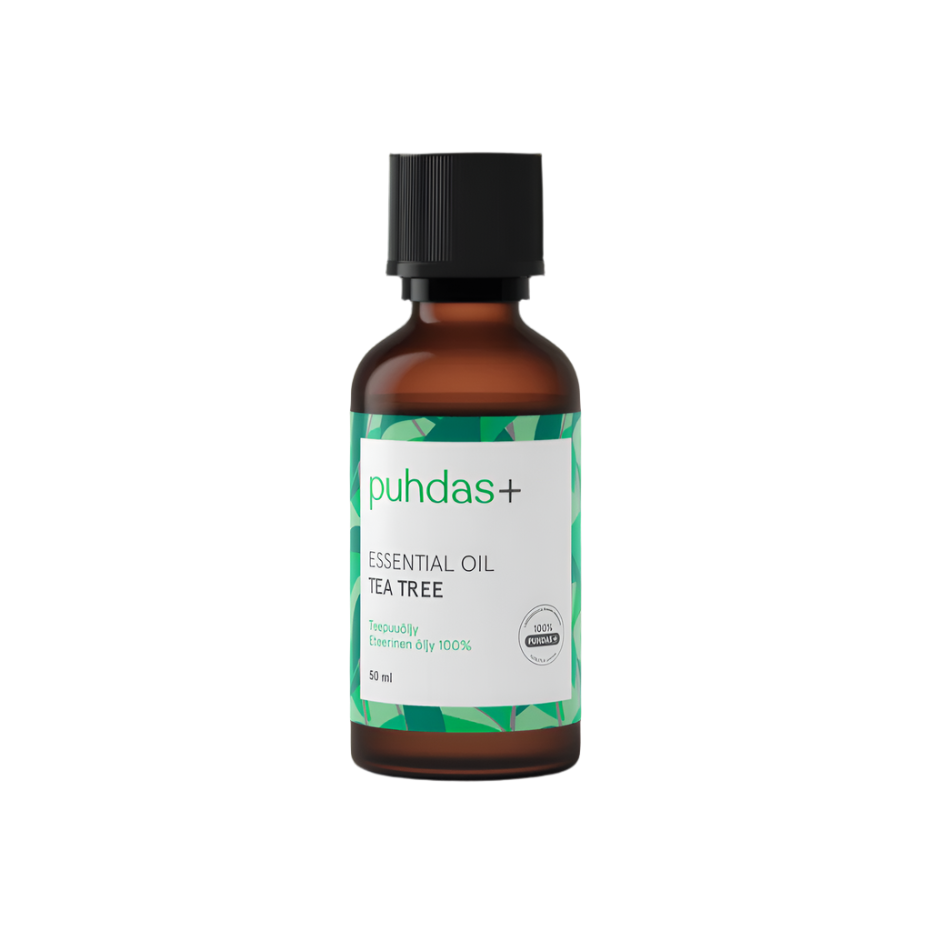 Puhdas+ Essential Oil Tea Tree - Teepuuöljy JÄTTIKOKO 50 ml｜Puhdas+ 茶树精油 大容量装 50 ml