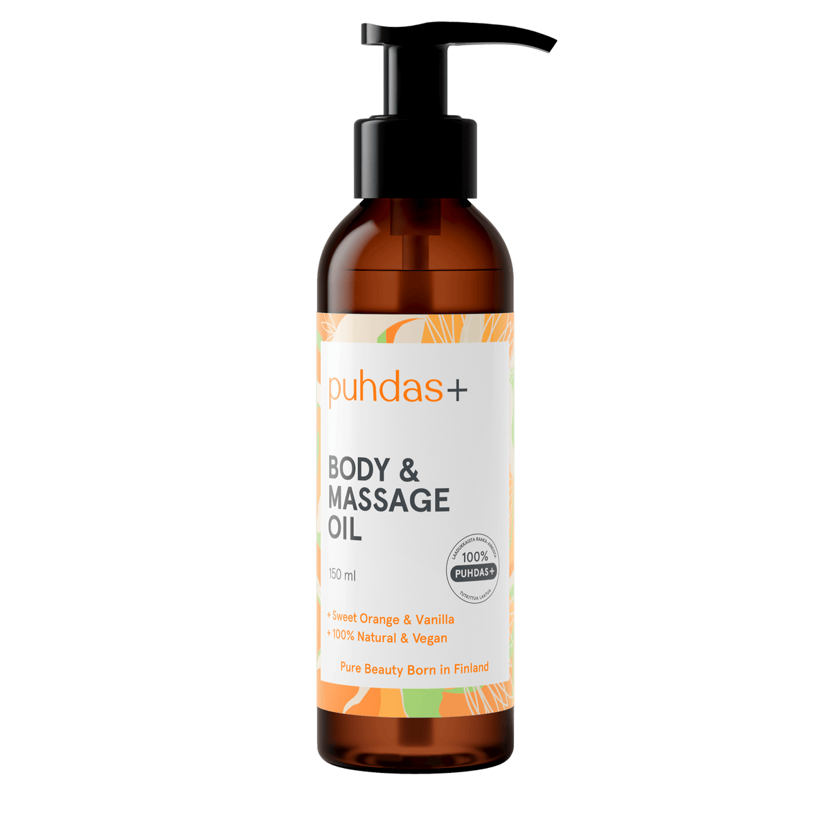 Puhdas+ 身体按摩油 橙子香草 150 ml