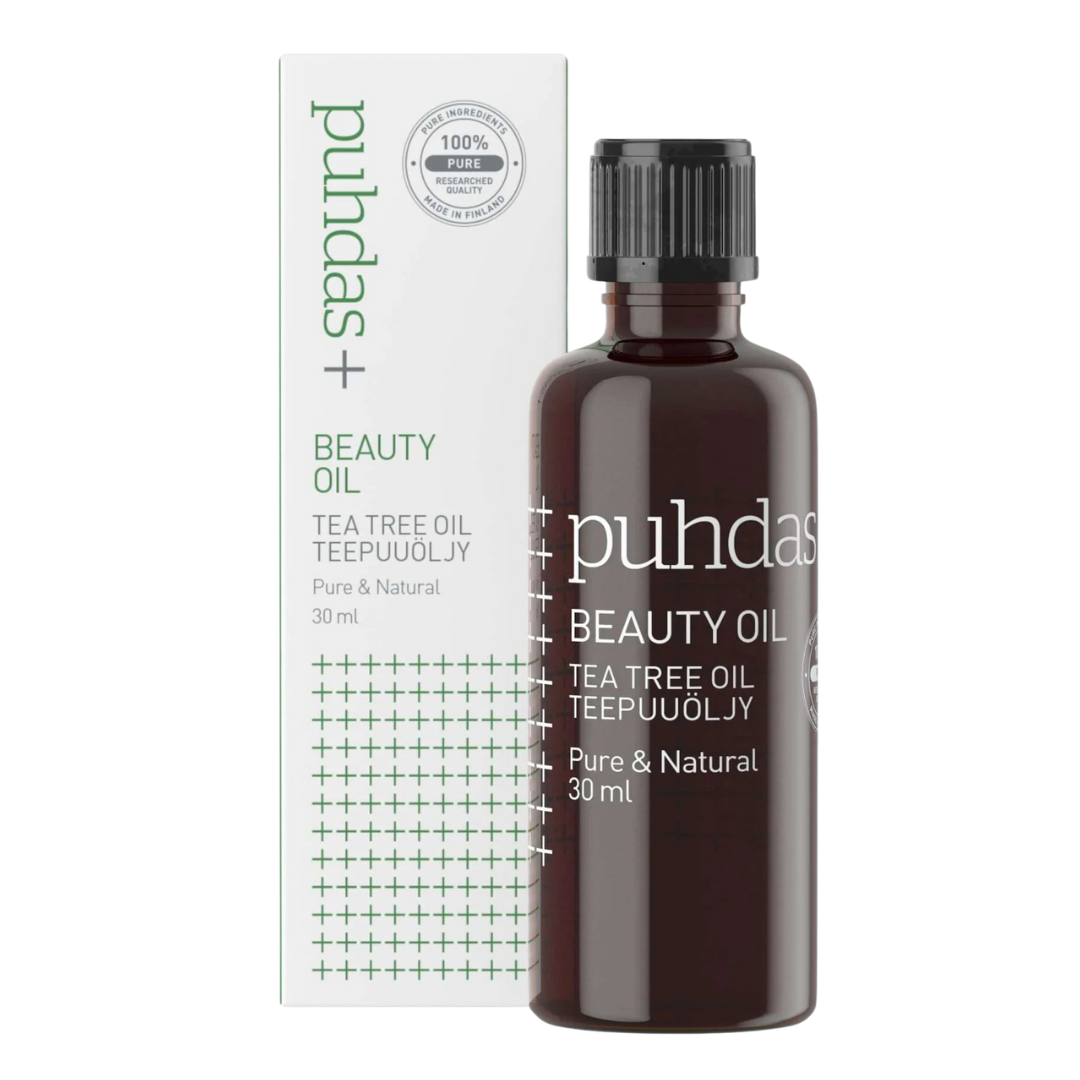 Puhdas+ 美容油 茶树油 30 ml｜Puhdas+ Beauty Oil Tea Tree Oil - Teepuuöljy 30 ml