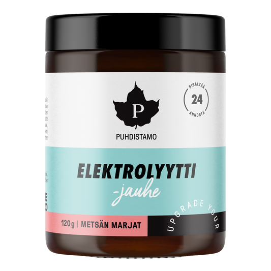 普赫迪斯塔莫 电解质粉 森林浆果 120 g｜Puhdistamo Elektrolyyttijauhe Metsän Marjat 120 g