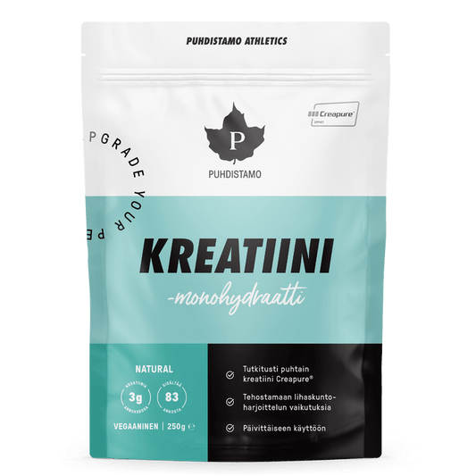 Puhdistamo 天然肌酸一水合物 250 g｜Puhdistamo Natural Kreatiini - Monohydraatti 250 g