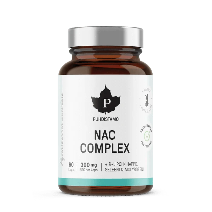 Puhdistamo NAC复合物 60粒｜Puhdistamo Nac Complex 60 kaps.