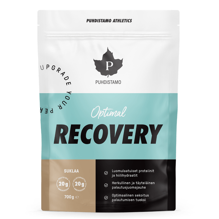 Puhdistamo Athletics Optimal 乳清恢复 巧克力 700 g｜Puhdistamo Athletics Optimal Hera Recovery Suklaa 700 g