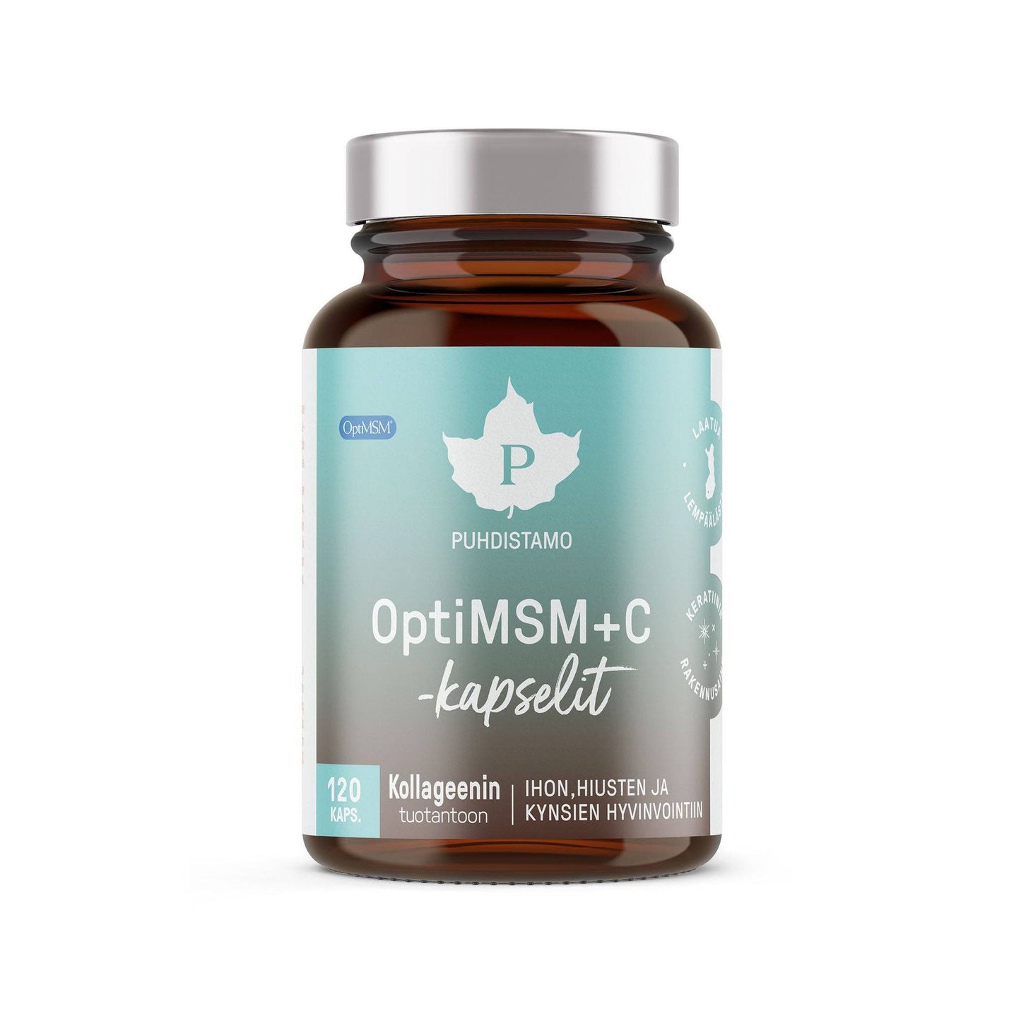 Puhdistamo OptiMSM+维生素C 120粒｜Puhdistamo OptiMSM + C 120 kaps.