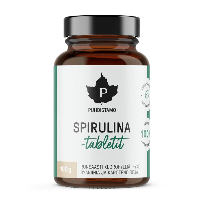 Puhdistamo 螺旋藻片 约200片 100 g｜Puhdistamo Spirulinatabletit noin 200 tabl. / 100 g